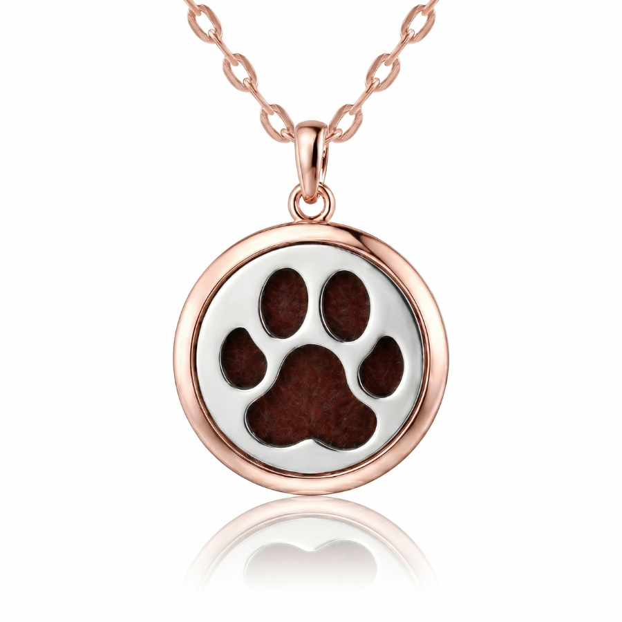 Růžový přívěsek Pacička